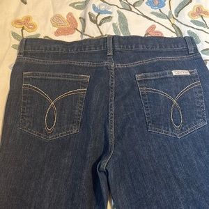 Vintage flare Calvin Klein jeans dark wash #0101